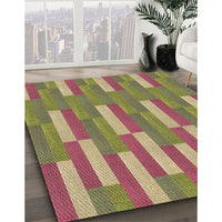 Patterned Sienna Brown Rug, pat3538brn