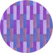 Square Patterned Blue Violet Purple Rug, pat3538pur