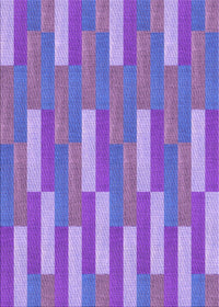 Machine Washable Transitional Blue Violet Purple Rug, wshpat3538pur