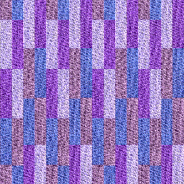 Round Patterned Blue Violet Purple Rug, pat3538pur