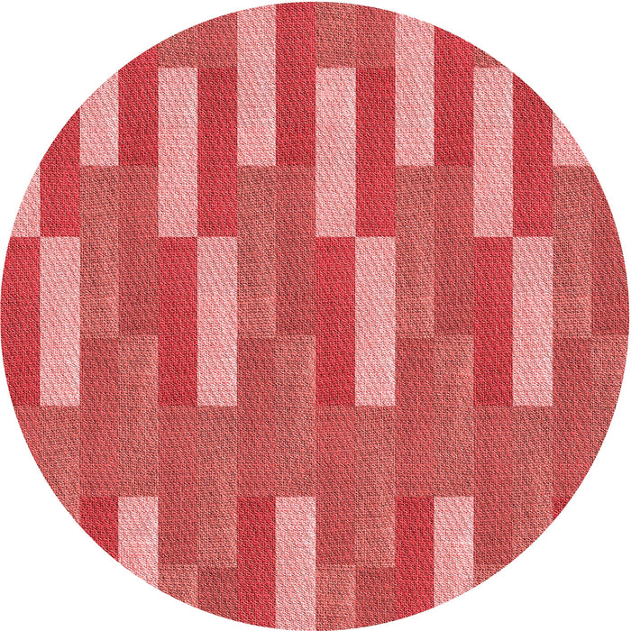 Square Machine Washable Transitional Red Rug in a Living Room, wshpat3538rd