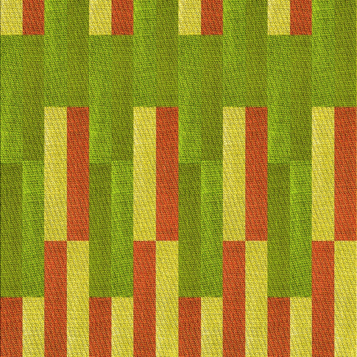 Machine Washable Transitional Green Rug, wshpat3538yw