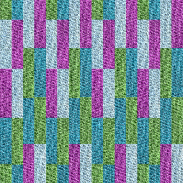 Square Patterned Bright Purple Novelty Rug, pat3538