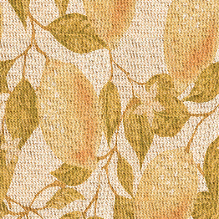 Patterned Orange Rug, pat3539org