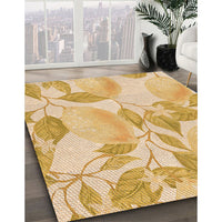 Patterned Orange Rug, pat3539org