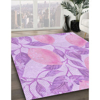 Patterned Purple Rug, pat3539pur