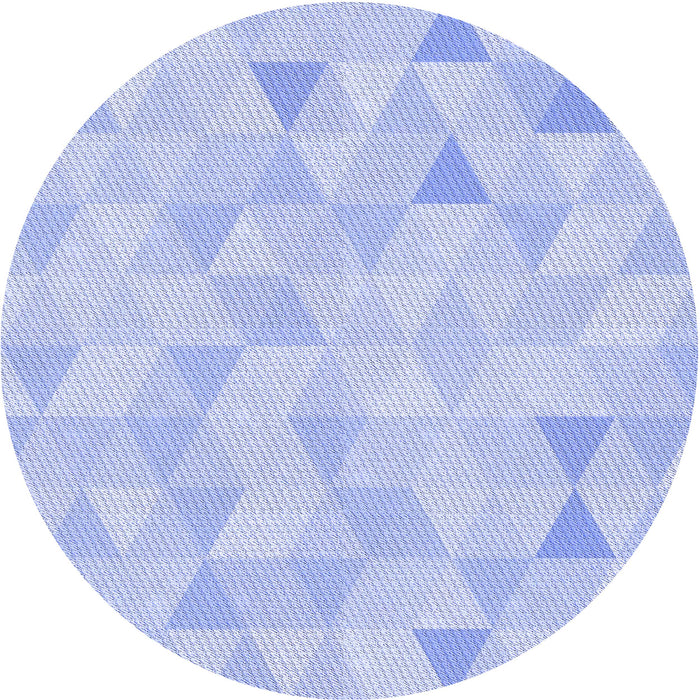 Square Patterned Sky Blue Rug, pat354blu