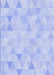 Patterned Sky Blue Rug, pat354blu