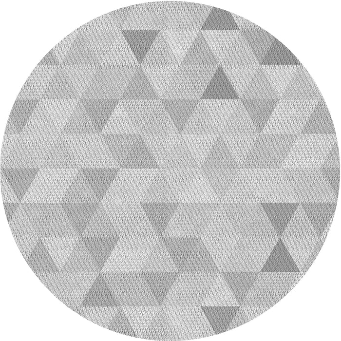 Square Patterned Dark Gray Rug, pat354gry