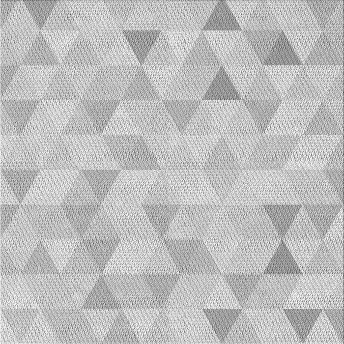 Round Patterned Dark Gray Rug, pat354gry