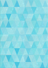 Machine Washable Transitional Bright Turquoise Blue Rug, wshpat354lblu