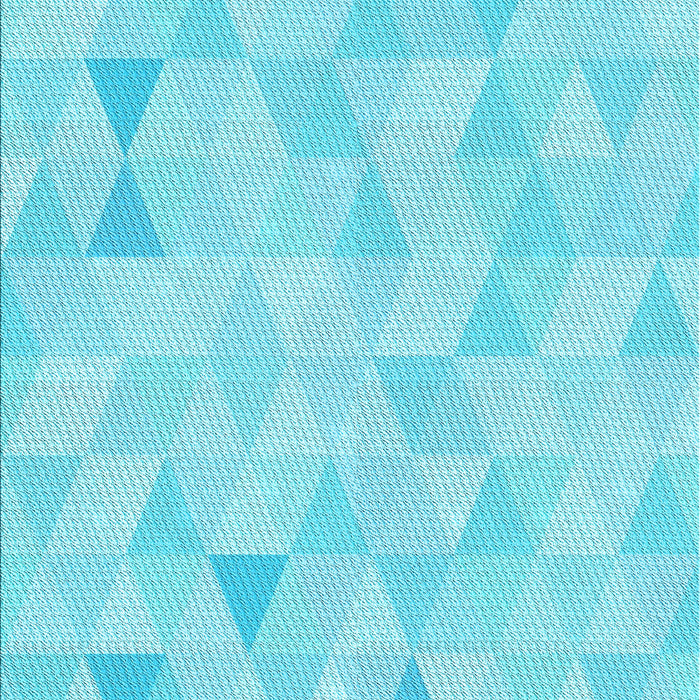 Machine Washable Transitional Bright Turquoise Blue Rug, wshpat354lblu
