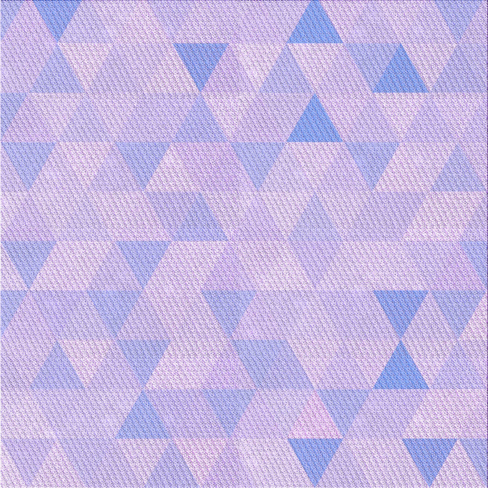 Round Patterned Purple Mimosa Purple Rug, pat354pur