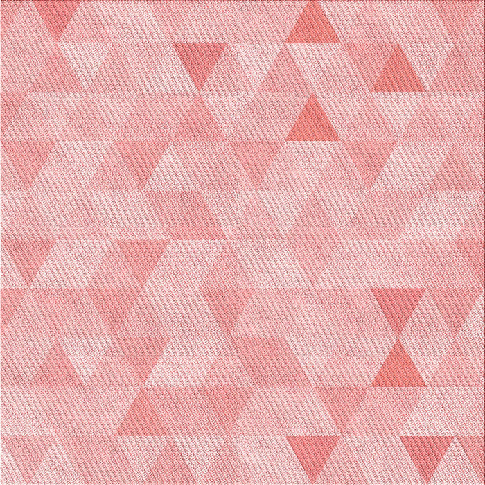 Round Patterned Pastel Red Pink Rug, pat354rd