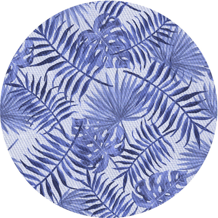 Square Machine Washable Transitional Blue Rug in a Living Room, wshpat3540blu