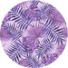 Square Machine Washable Transitional Purple Violet Purple Rug in a Living Room, wshpat3540pur