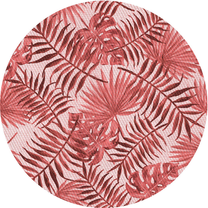 Square Patterned Pastel Pink Rug, pat3540rd