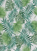 Patterned Pine Green Novelty Rug, pat3540