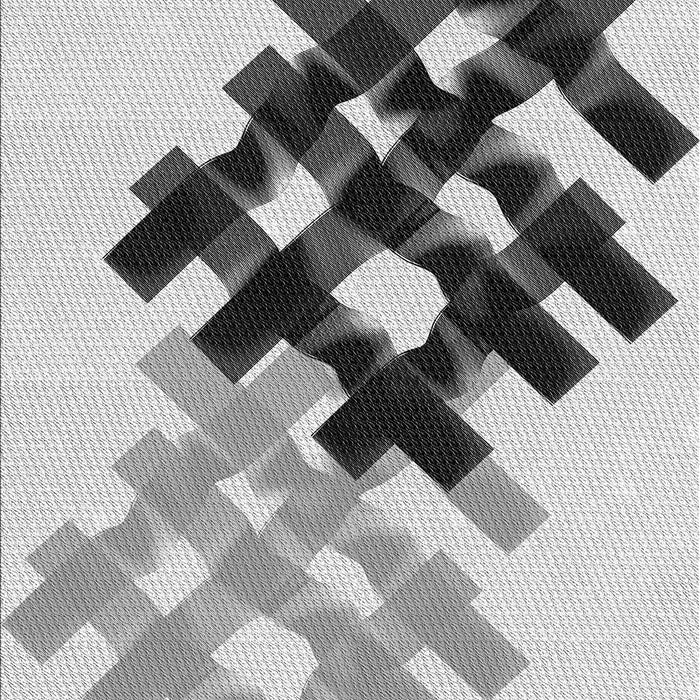 Patterned Smokey Gray Rug, pat3541gry