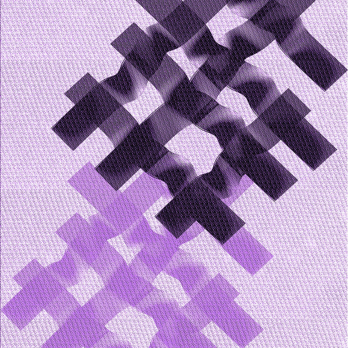 Patterned Blossom Pink Rug, pat3541pur