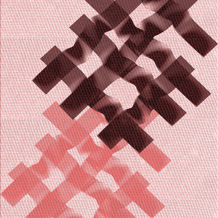 Patterned Pink Rug, pat3541rd