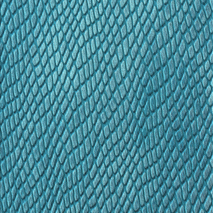 Patterned Dark Cyan Green Rug, pat3542lblu