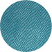 Square Patterned Dark Cyan Green Rug, pat3542lblu