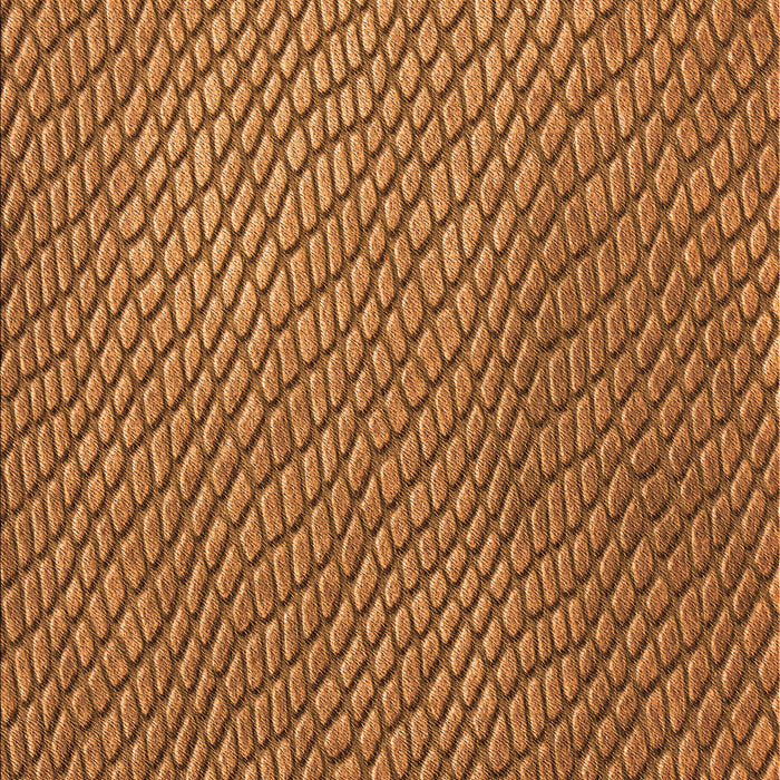 Patterned Orange Rug, pat3542org