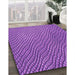 Patterned Purple Rug in Family Room, pat3542pur