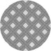 Square Patterned Gray Rug, pat3543gry