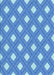 Patterned Blue Rug, pat3543lblu