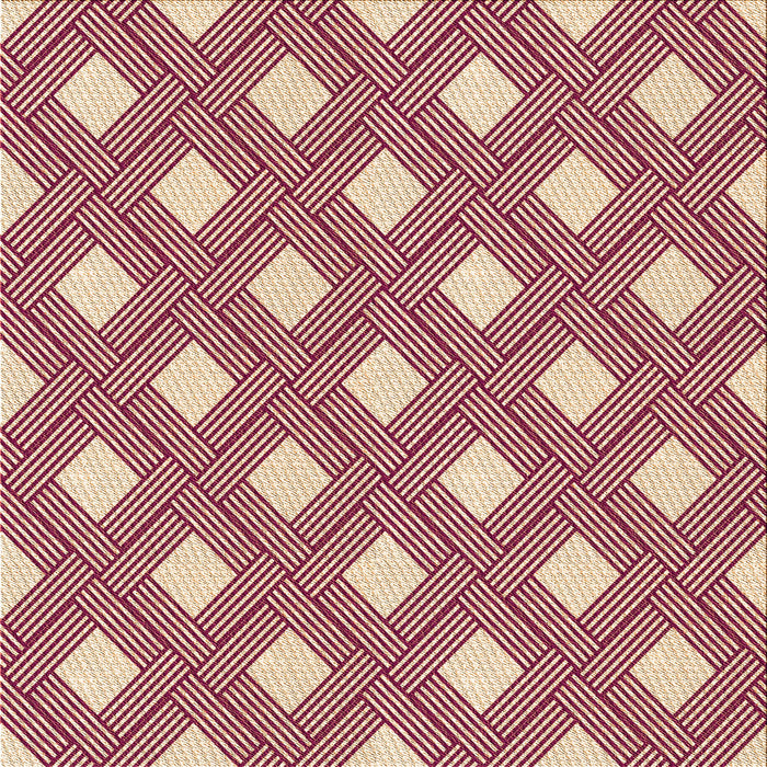 Round Patterned Khaki Gold Rug, pat3543org