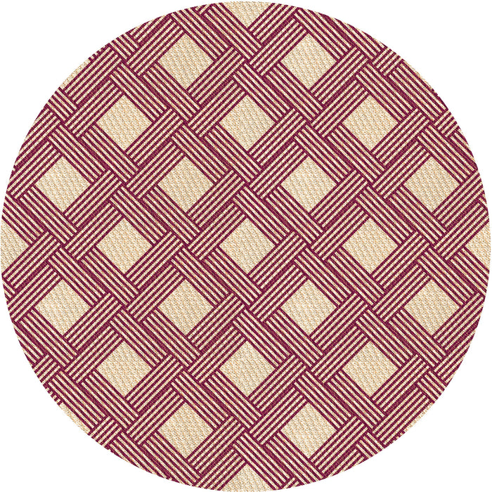 Square Patterned Khaki Gold Rug, pat3543org