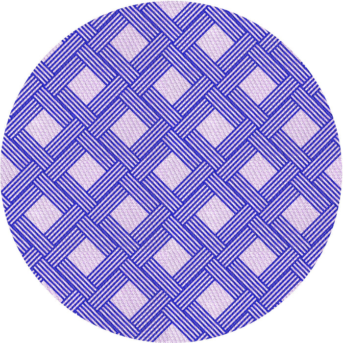 Square Patterned Blossom Pink Rug, pat3543pur