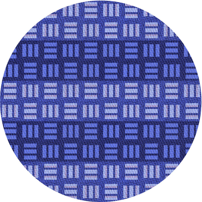 Square Patterned Sky Blue Rug, pat3544blu