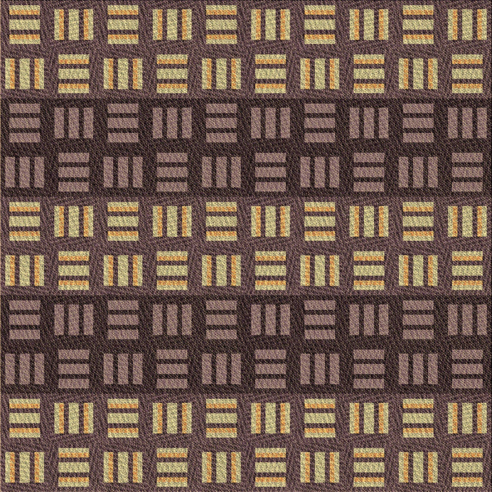 Round Machine Washable Transitional Bakers Brown Rug, wshpat3544brn