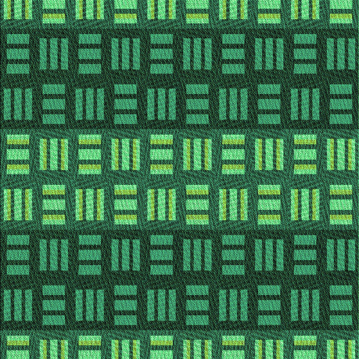 Patterned Deep Teal Green Rug, pat3544grn