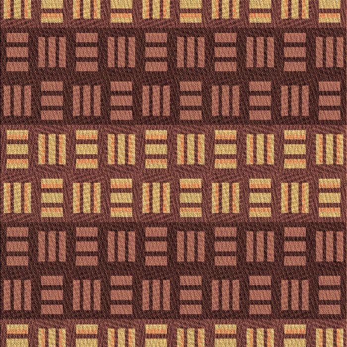Patterned Orange Rug, pat3544org
