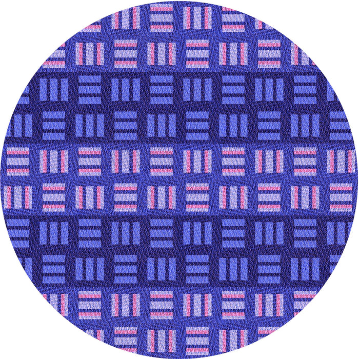 Square Machine Washable Transitional Light Slate Blue Rug in a Living Room, wshpat3544pur