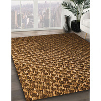 Patterned Orange Rug, pat3545org