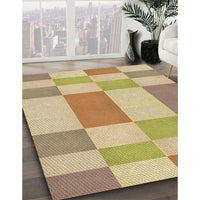 Patterned Bronze Brown Rug, pat3546brn