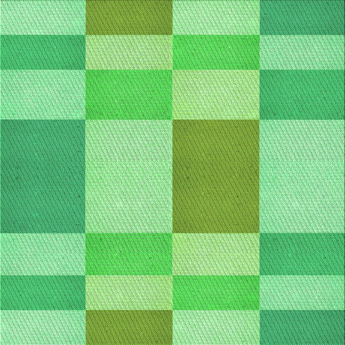 Round Patterned Green Rug, pat3546grn
