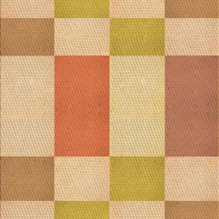 Patterned Orange Rug, pat3546org