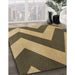 Machine Washable Transitional Golden Gold Rug in a Family Room, wshpat3547brn