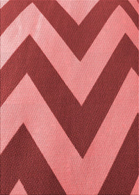 Machine Washable Transitional Red Rug, wshpat3547rd