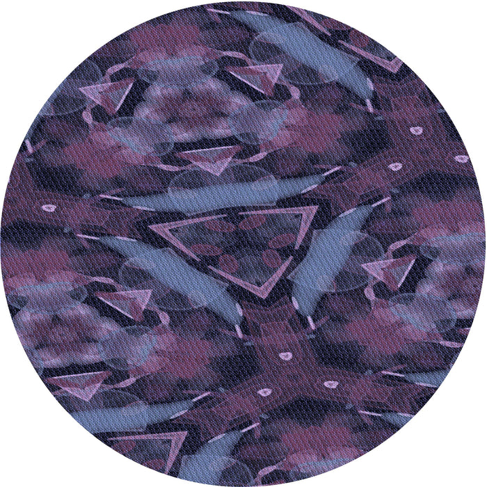 Square Machine Washable Transitional Slate Blue Rug in a Living Room, wshpat3548blu