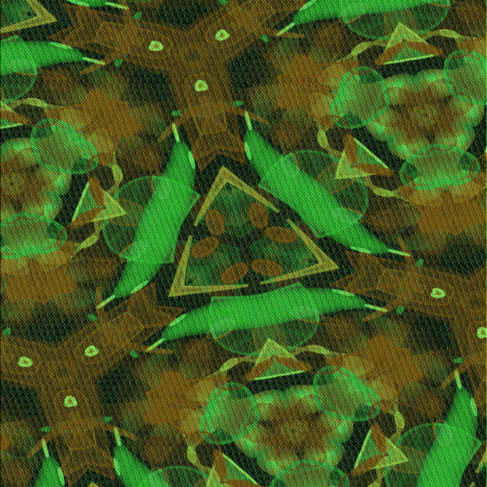 Machine Washable Transitional Dark Lime Green Rug, wshpat3548grn