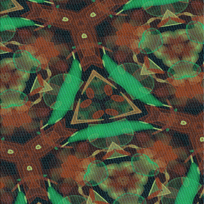 Machine Washable Transitional Pine Green Rug, wshpat3548lblu