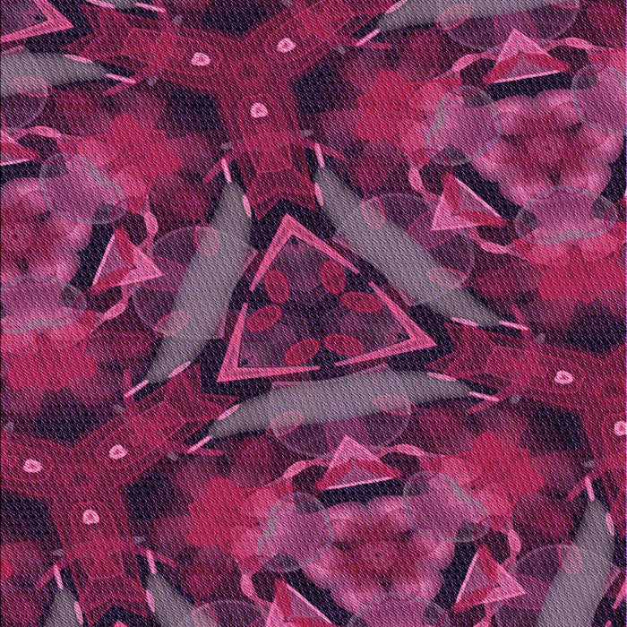 Machine Washable Transitional Carbon Red Rug, wshpat3548pur