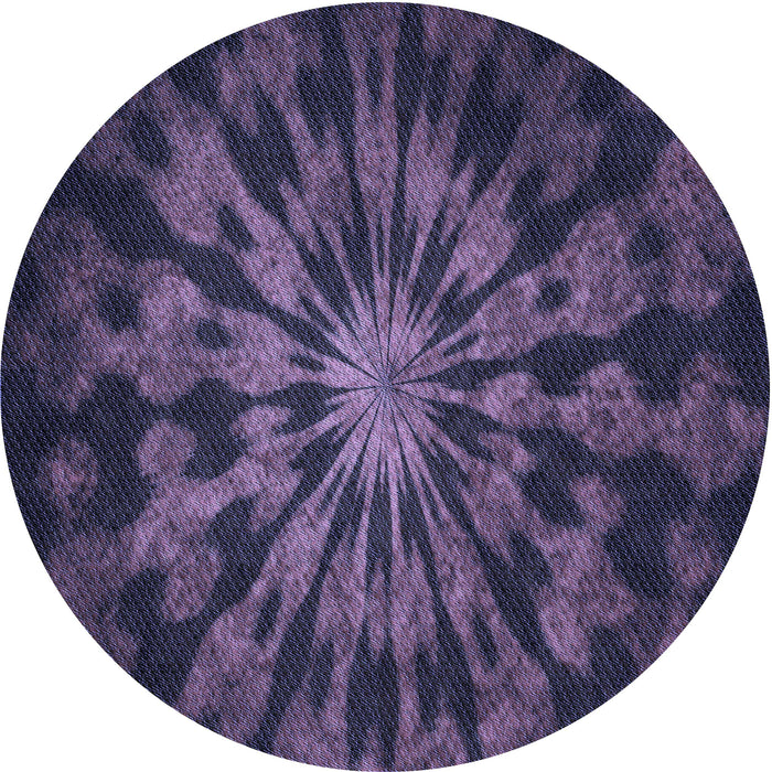 Square Machine Washable Transitional Purple Sage Bush Purple Rug in a Living Room, wshpat3549blu